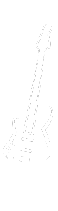 gitaar icoon wit